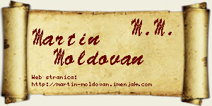 Martin Moldovan vizit kartica